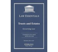 Sterling Test Prep Frank J Addivino Trusts and Estates, Law Essentia (Tascabile)