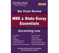 Sterling Test Prep MBE and State Essay Essentials (Tascabile)
