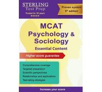 Sterling Test Prep Sterling Test Prep MCAT Psychology & Sociology (Tascabile)