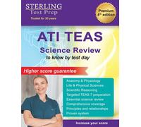 Sterling Test Prep TEAS Science Review (Tascabile)