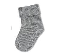 Sterntaler ABS-Krabbelsöckchen Wolle, calza per bambini Unisex - Bimbi 0-24, silber melange, 18