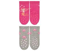 Sterntaler ABS KrabbelsöckchenDoppelpack Meerjungfra, Calzini in ABS Bimba 0-24, Pink, 20