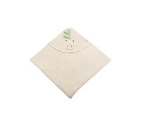 Sterntaler Asciugamano con cappuccio Dino Rexi 100 x 100 cm - Asciugamano da bagno con applicazione tridimensionale sul cappuccio - Asciugamano da bagno per bambini con cappuccio in cotone assorbente