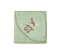 Sterntaler Asciugamano da bagno con cappuccio, 100 x 100 cm, colore: Verde