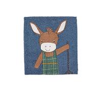 Sterntaler Baby - Asciugamano con cappuccio Emmilius, in cotone, 100 x 100 cm, colore: Blu medio