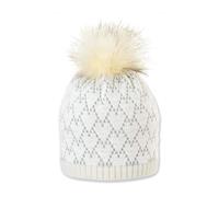 Sterntaler Baby Girl Cappello a Maglia flusch, Natur, 49 cm