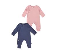 Sterntaler Baby player in confezione doppia, set da 2 pezzi, effetto avvolgente, in jersey a coste, per bambini e neonati, morbido e confortevole, confezione risparmio - multicolore, taglia 74
