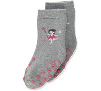 Sterntaler Bambino Abs-krabbelsöckchen Fee calze Not Applicable, Silber Mel., 18