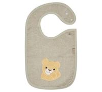 Sterntaler Bavaglino Leone Leone - cotone assorbente con applicazione fine - pratica chiusura a bottone sulla spalla - morbido & delicato sulla pelle per neonati e bambini - regalo grigio pietra