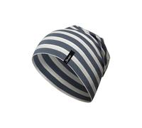 Sterntaler Berretto a Righe, Unisex, età: da 2-4 Anni, Taglia: 53, Grigio-Blu