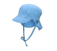 Sterntaler Berretto bebé con Visiera e Protezione Nuca Cappellino, Blu (Samtblau 399), 47 Bimba