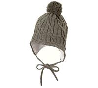 Sterntaler Berretto con Pompon Lavorato a Maglia con Pompon, Verde Scuro, 49