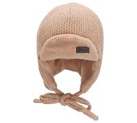 Sterntaler Berretto da Aviatore con Effetto Maglia, Beige, 47