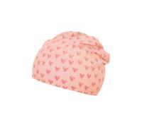 Sterntaler Berretto da Bambina a Forma di Cuore, per Bambini, Foderato in Pile di Cotone, Rosso Mora, Colore: Rosa., 35