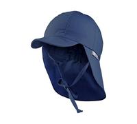 Sterntaler - Kids' Peaked Cap with Neck Flap - Cappellino 49 cm blu