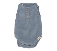 Sterntaler Body da Bambino Senza Maniche in Mussola, Azzurro, 56 cm
