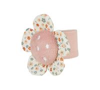 Sterntaler Bracciolo a forma di fiore, giocattolo per mani, polsini elastici, facile da indossare, sonaglio per giocare e afferrare, 7 × 7 × 3 cm, rosa tenero