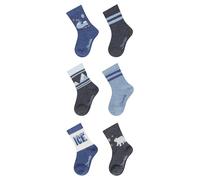 Sterntaler Calzini invernali da 6 pezzi, blu jeans melange, 17-18