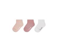 Sterntaler Calzini unisex per sneaker, 3 pezzi, tinta unita, rosa velluto, 22
