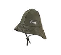 Sterntaler Cappellino Impermeabile da Bambino, Tinta Unita, Verde Scuro, 45