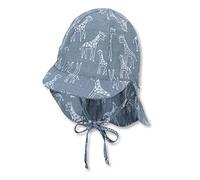 Sterntaler Cappello con Visiera da Ragazzo con Protezione per Il Collo e Lacci, Blu, 51