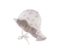 Sterntaler Cappello da Sole in Mussola con Fascia e Protezione per Il Collo, Natur, 45