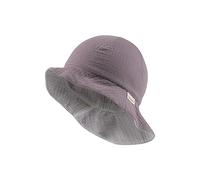 Sterntaler Cappello da Sole Reversibile in Mussola di Cotone, Morbido Cappello Foderato con Mussola di Cotone, Cappello da Sole per Bambini, Viola Pastello, 43