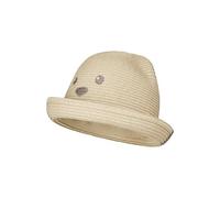 Sterntaler Strohhut mit Band und Stickerei Bär Cappello, Sabbia, 47 Bambino
