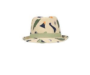 Sterntaler Cappello di Paglia per Bambini a Forma di Tartaruga, Sabbia, 55