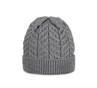 Sterntaler Cappello in maglia risvoltabile argento melange