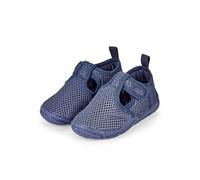 Sterntaler Ciabatte da Bagno Tinta Unita - Scarpe da Nuoto Unisex ad Asciugatura Rapida - Scarpe da Nuoto in Rete Traspirante con Chiusura in, Blu, 23/24 EU