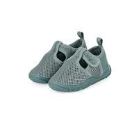 Sterntaler Ciabatte da Bagno Tinta Unita - Scarpe da Nuoto Unisex ad Asciugatura Rapida - Scarpe da Nuoto in Rete Traspirante con Chiusura in, Verde Opaco, 23/24 EU