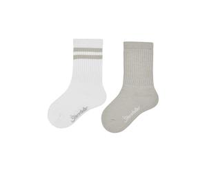 Sterntaler Confezione doppia di calzini Coolmax a coste - calzini per neonati e bambini - classica struttura a costine - calze sportive - termoregolanti - vestibilità ottimale - Confezione da 2 calze