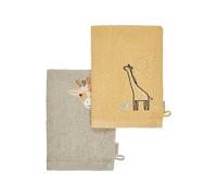 Sterntaler Confezione doppia, giraffa kaya, cotone assorbente, con bellissimi bordi intrecciati, graziosi ricami per neonati e bambini, colorati