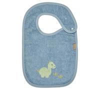 Sterntaler Dino Rexi - Bavaglino in cotone assorbente con chiusura a bottone, blu
