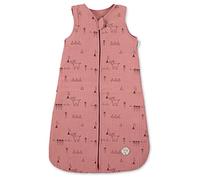 Sterntaler Emmis Garden - Sacco nanna in mussola, 70 cm, colore: Rosso