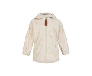 Sterntaler Giacca impermeabile nuvole sfoderata - Giacca impermeabile per bambini - Giacca da ragazza con cuciture saldate cappuccio e dettagli riflettenti - resistente abbigliamento da pioggia,