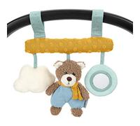Sterntaler- Giocattolo per fissazione Universale Giochino da Appendere con Chiusura a Strap, Mabel Il Topolino, Sonaglio Incluso, età: per Neonati, Multicolore, 6602002