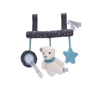 Sterntaler Giocattolo unisex per bambini da appendere all'orso polare Elia - rete sospesa, mobile - grigio scuro
