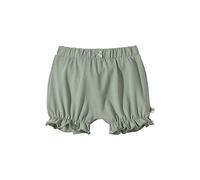 Sterntaler Girl Uni Pantaloncini Estivi in Jersey da Ragazza, Tinta Unita, Coniglio Happy, Verde Pietra, 18 Mesi Bambina