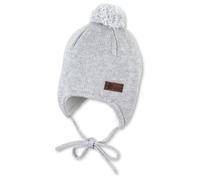 Sterntaler - Kid's OCS Knitted Beanie Pompom - Berretto 49 cm grigio