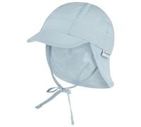 Sterntaler - Kids' Peaked Cap with Neck Flap - Basic - Cappellino 45 cm grigio