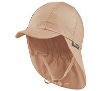 Sterntaler - Kids' Peaked Cap with Neck Flap - Cappellino 49 cm beige/marrone