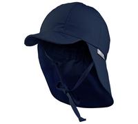 Sterntaler - Kids' Peaked Cap with Neck Flap - Cappellino 51 cm blu