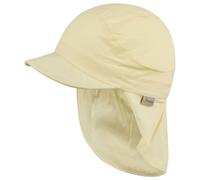 Sterntaler - Kid's Peaked Cap with Neck Protection Uni - Cappellino 53 cm beige