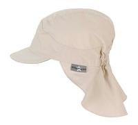 Sterntaler - Kid's Peaked Cap with Neck Protection Uni - Cappellino 53 cm beige