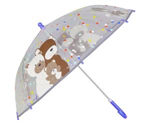 Sterntaler - Kid's Regenschirm - Ombrello One Size transparent / familie bär