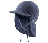 Sterntaler - Kid's Schirmmütze Nacken Uni Cotton - Cappellino 43 cm blu
