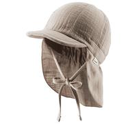 Sterntaler - Kid's Schirmmütze Nacken Uni Cotton - Cappellino 49 cm marrone