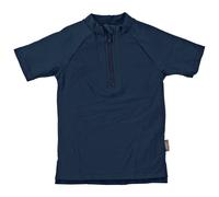 Sterntaler - Kid's Short-Sleeve Swim Shirt Half Zip - Lycra 110/116 blu